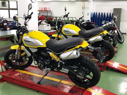 【来校型】一級特別メニュー DUCATI スクランブラー外部診断機使用整備体験 のイメージ