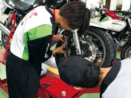 【来校型】kawasaki ZH2日常整備体験 のイメージ