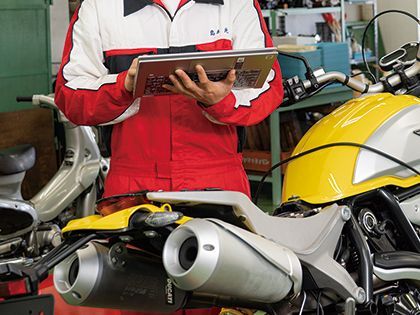 【来校型】DUCATI SCRAMBLER外部診断機で整備体験！！ のイメージ