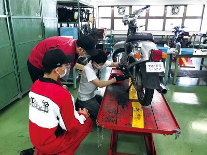 【来校型】HONDA スーパーカブ 整備体験!! のイメージ
