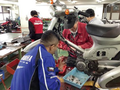 【来校型】HONDA スーパーカブ 整備体験!! のイメージ
