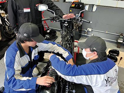 【来校型】スペシャルオープンキャンパス！カスタムバイク整備体験！ のイメージ