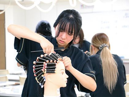 【来校型】これぞ美容学生！ワインディング体験 のイメージ